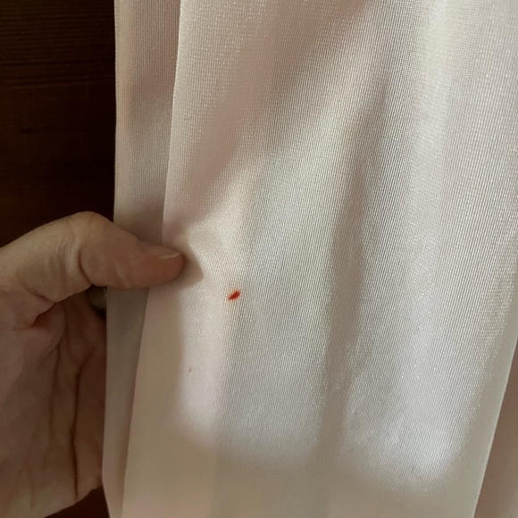 Vintage 80s 90s Quiet Moments Pink Nightgown Midi Dress Sleepwear Slip Lingerie - Picture 8 of 11